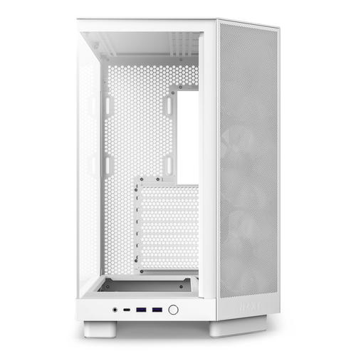 NZXT H6 Flow RGB Blanc Blanc - Boîtier PC NZXT - grosbill.com - 1