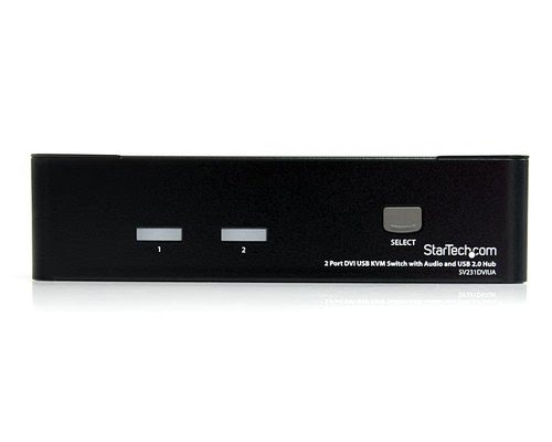 2 Port DVI USB KVM Switch with Audio - Achat / Vente sur grosbill.com - 1