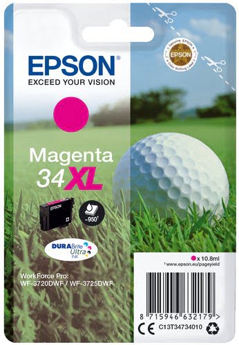 Epson - Magenta - C13T34734010 - Achat / Vente Consommable imprimante sur grosbill.com - 0