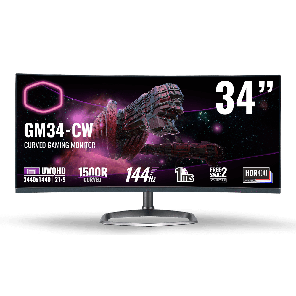 Cooler Master 34 pouces  CMI-GM34-CW2-EU - Ecran PC Cooler Master - 0