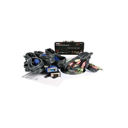 4 Port USB KVM Switch w/Audio & Cables - Achat / Vente sur grosbill.com - 5