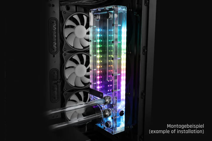 Alphacool Core Flat Reservoir 360 Right D5/VPP - Ss pompe  (15486) - Achat / Vente Accessoires watercooling sur grosbill.com - 5