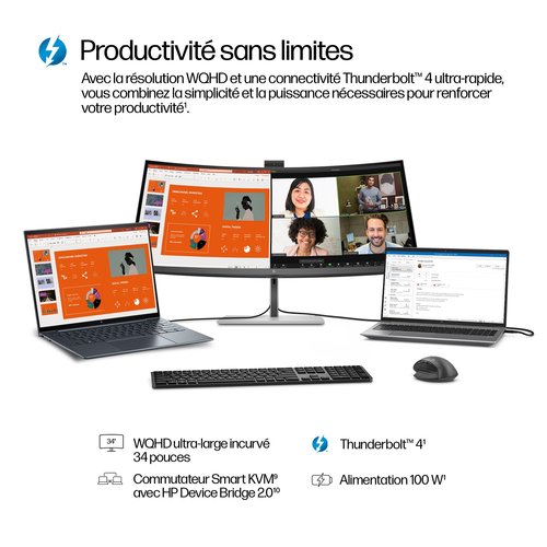 HP S7 PRO 734PM 34 ZOLL 21:9 - Achat / Vente sur grosbill.com - 11