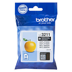 Brother Cartouche Noire LC-3211 200 pages - LC3211BK