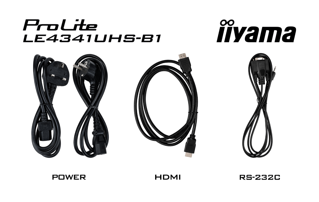 Iiyama LE4341UHS-B1 (LE4341UHS-B1) - Achat / Vente Affichage dynamique sur grosbill.com - 1