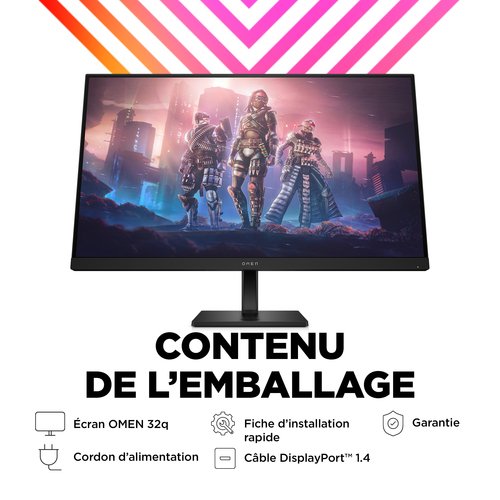 OMEN BY HP 31.5 INCH QHD 165HZ - Achat / Vente sur grosbill.com - 15