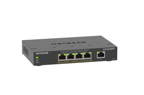 Netgear 5PT GE PLUS SWCH W/HI-PWR POE+