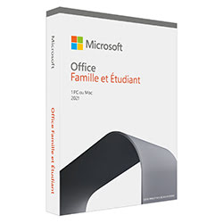 Microsoft Office Famille/Etudiant 2021 - COEM