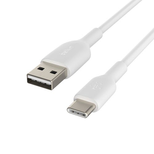 USB-A to USB-C Cable 3M White - Achat / Vente sur grosbill.com - 0