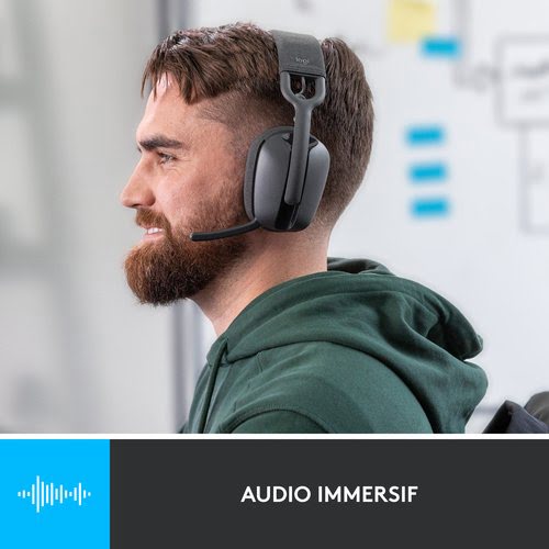 Logitech Zone Vibe 100 Graphite Stereo Graphite - Micro-casque - 10