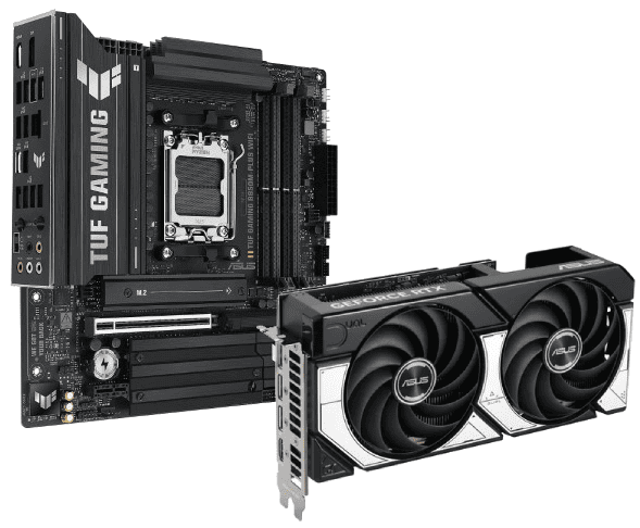 DUAL 5070 12G OC + TUF GAMING B850M-PLUS WF - grosbill.com - 0