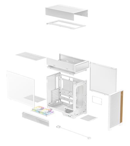 Deepcool CL660 Blanc Blanc - Boîtier PC Deepcool - grosbill.com - 8