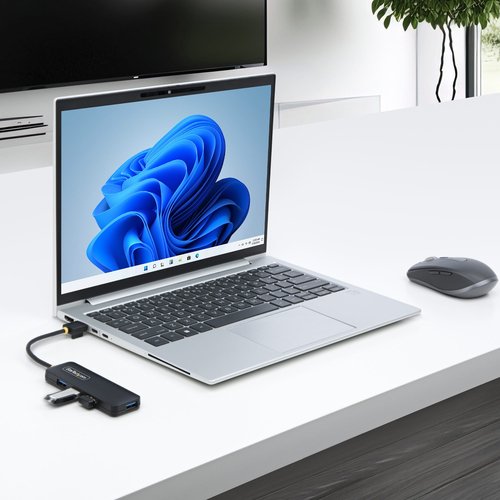 HUB USB-A 4 PORTS 5GBPS MINI - Achat / Vente sur grosbill.com - 10