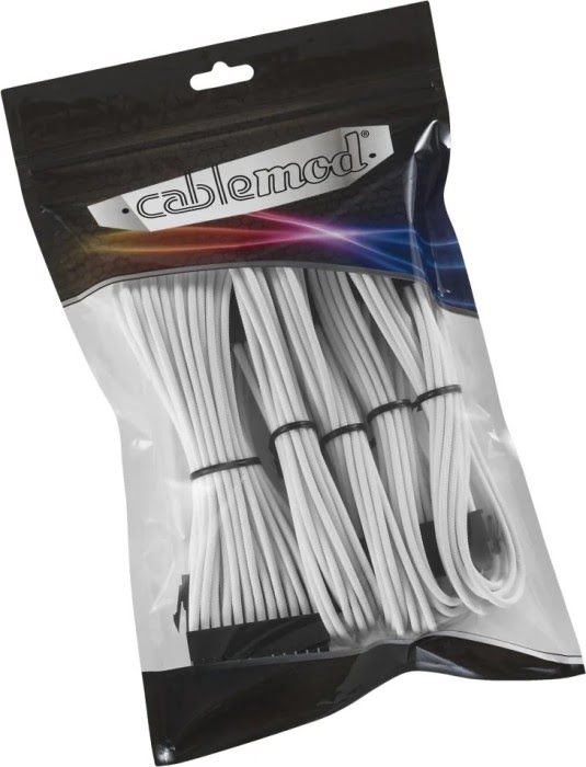 CableMod Kit câbles tressés (White) CM-CAB-CKIT-N88KW-R (CM-CAB-CKIT-N88KW-R) - Achat / Vente Accessoire alimentation sur grosbill.com - 1