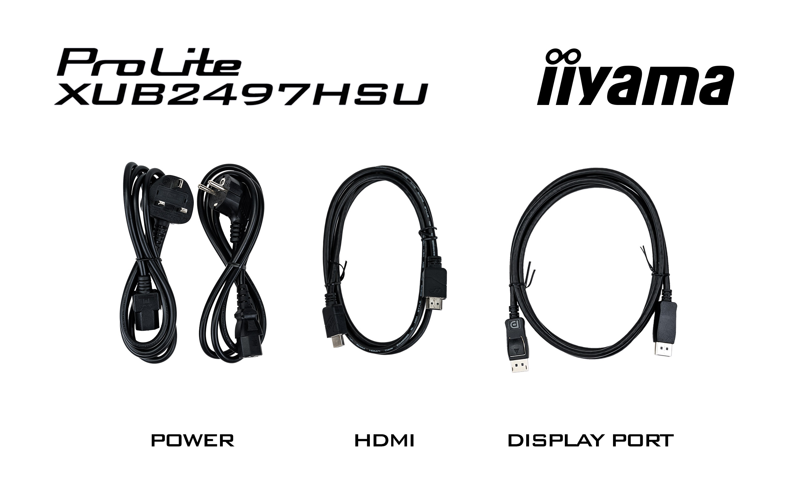 Iiyama 24 pouces  XUB2497HSU-W2 - Ecran PC Iiyama - grosbill.com - 12