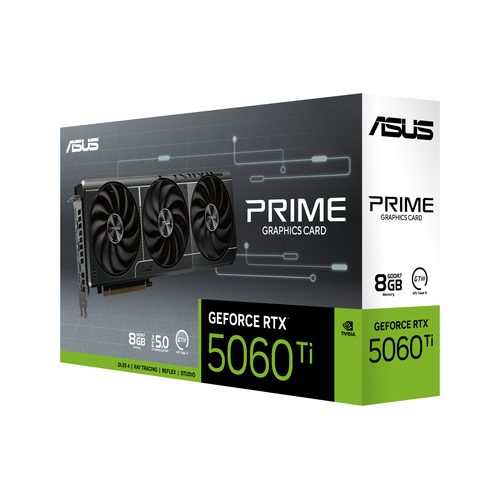 Asus PRIME GeForce RTX 5060 Ti 8GB GDDR7  - Carte graphique Asus - 9