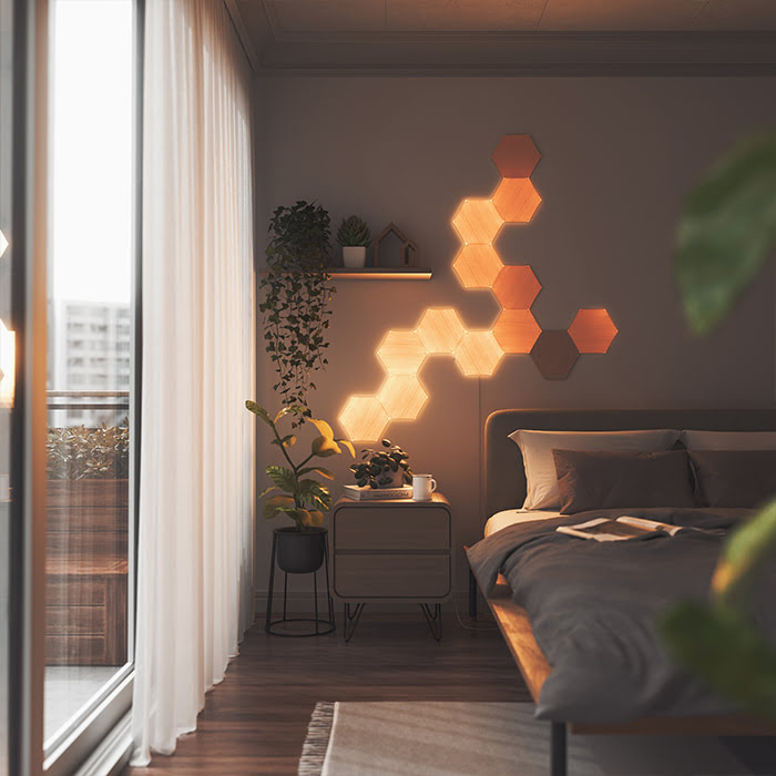 Nanoleaf Elements Hexagons Starter Kit - 7 pièces  (NL52-K-7002HB-7PK) - Achat / Vente Objet connecté / Domotique sur grosbill.com - 3
