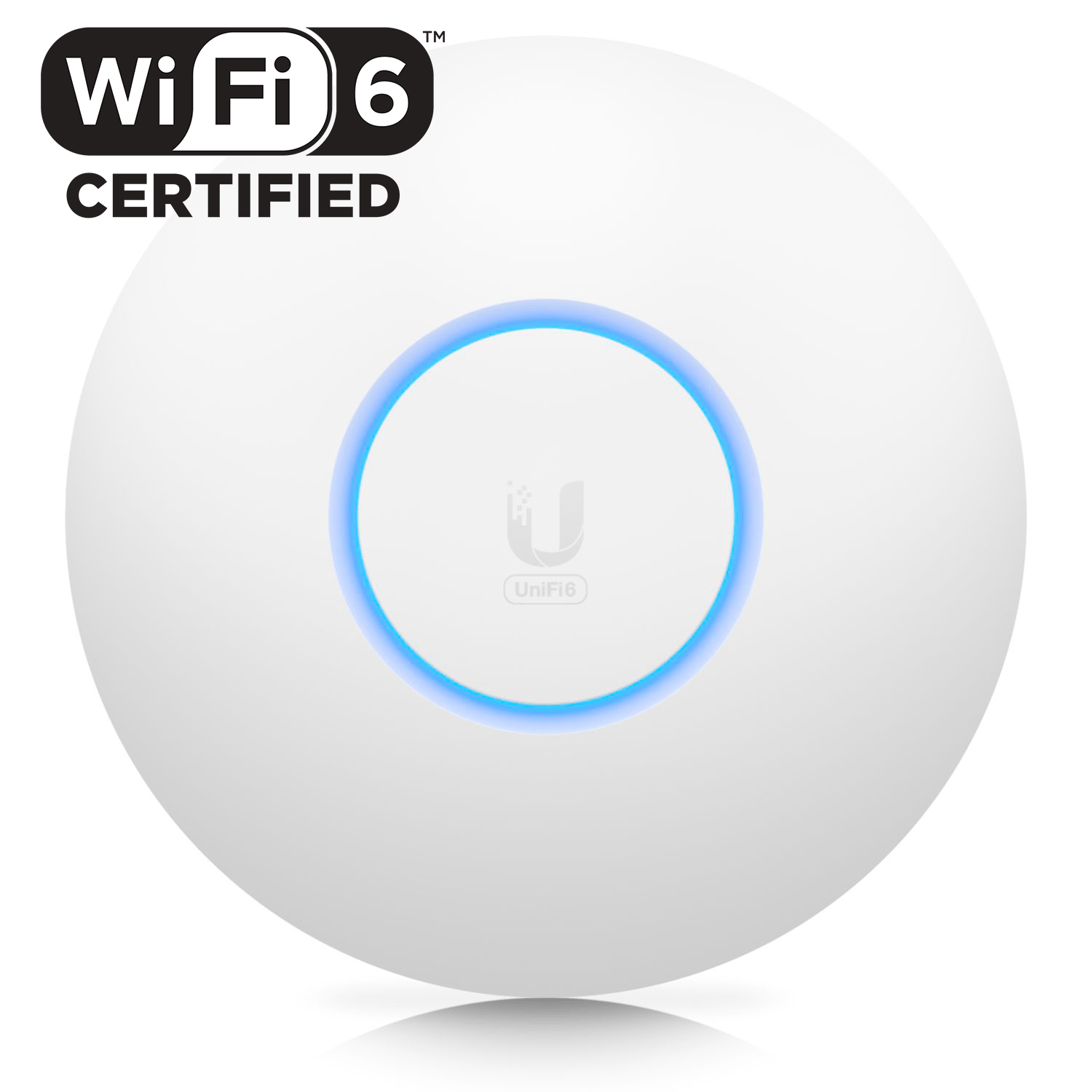 Grosbill Point d'accès et Répéteur WiFi Ubiquiti Unifi U6-LR - Wifi-6 AX3000 Dual Band 