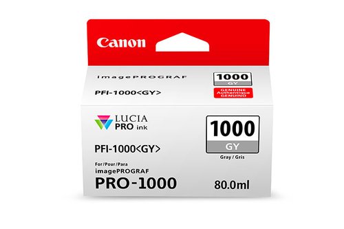 Canon Ink/PFI-1000 Cartridge GY - Achat / Vente Consommable imprimante sur grosbill.com - 0