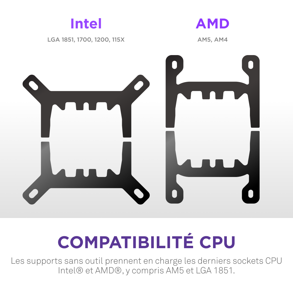 NZXT Kraken Plus 360 RGB - 360mm - Blanc - Watercooling NZXT - 10