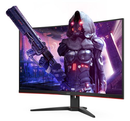 AOC 32"  C32G2AE/BK - Ecran PC AOC - grosbill.com - 9
