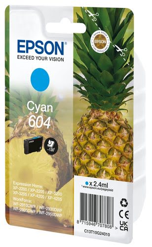 Epson Ink/604 Pineapple 2.4ml CY SEC - Achat / Vente Consommable imprimante sur grosbill.com - 0