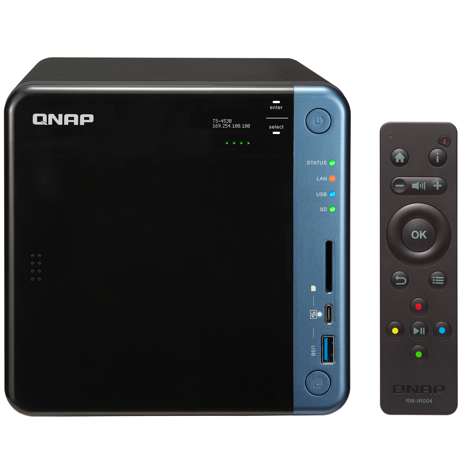 Qnap TS-453B-8G - 4 HDD - Serveur NAS Qnap - grosbill.com - 0