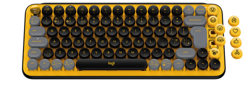 image produit Logitech Pop Keys Jaune Grosbill