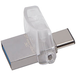 Kingston Clé 64Go USB 3.1 Type C - DTDUO3C/64GB