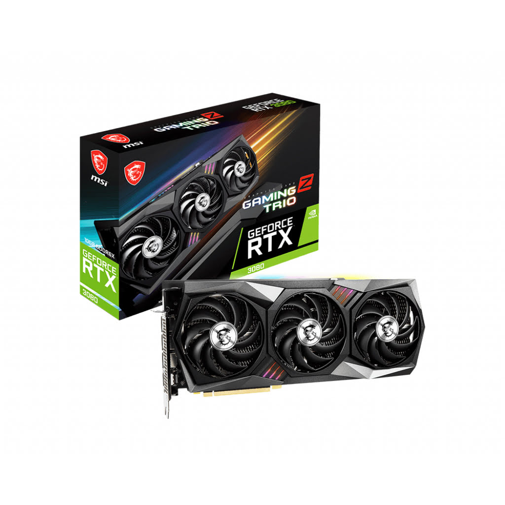 MSI RTX 3080 GAMING Z TRIO 10G LHR  - Carte graphique MSI - 0