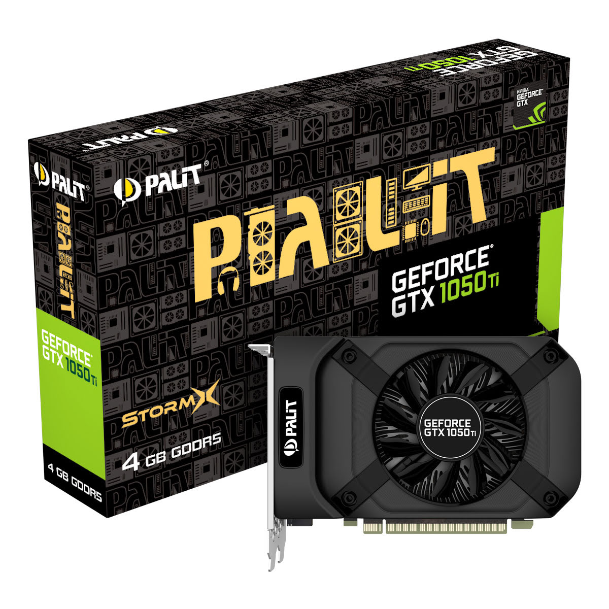 Palit GTX1050Ti StormX 4GB  - Carte graphique Palit - grosbill.com - 0