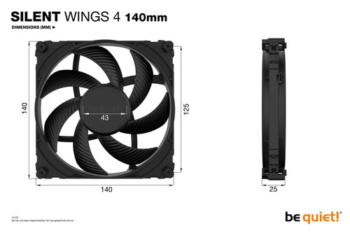 be quiet! SILENT WINGS 4 140mm - Ventilateur boîtier be quiet! - 4