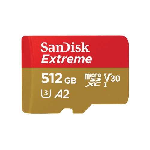 Sandisk Extreme microSDXC 512GB+SD 190MB/s