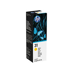 image produit HP Bouteille d'encre Jaune HP31 - 8000 pages 1VU28AE Grosbill