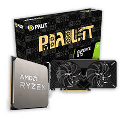 image produit  Pack R5-5600X MPK + GTX 1660 6Go Grosbill