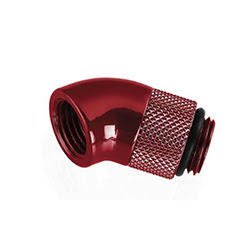 CONSTRUCTEUR Fitting coudé rotatif 45° rouge - 14mm