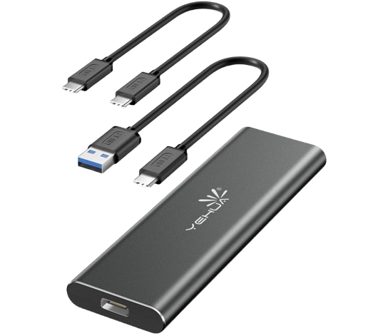 Grosbill USB 3.1 Gen 2 vers NVME PCI-e B et M-Key# - Boîtier externe - 0