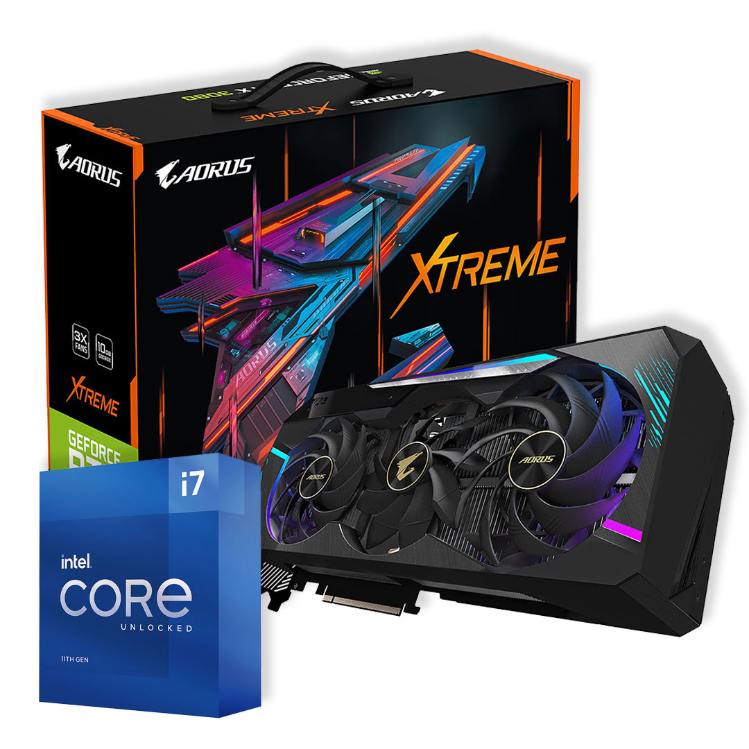 Pack i7-11700K + RTX 3080 AORUS XTREME 10G LHR - grosbill.com - 0