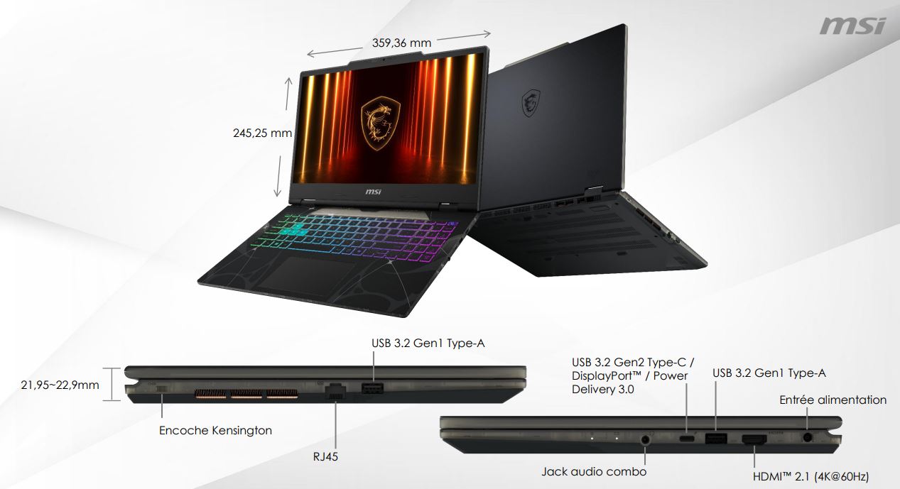 MSI 9S7-15Q342-617 - PC portable MSI - grosbill.com - 5