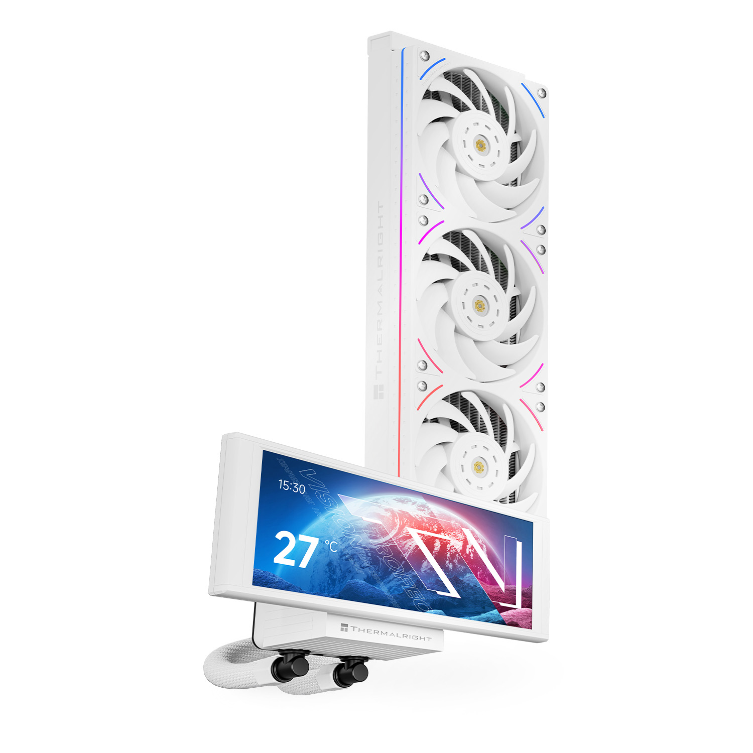 Thermalright Trofeo Vision 360 ARGB - 360mm - Blanc - Watercooling - 1