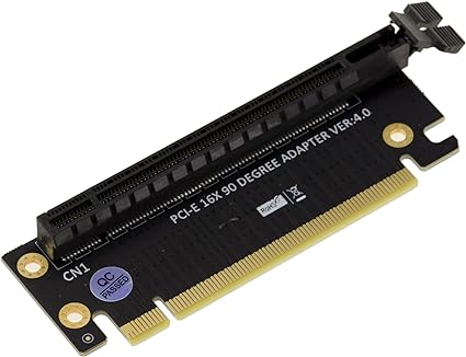 Compatible Adaptateur Riser équerre à 90° - Pcie 4.0