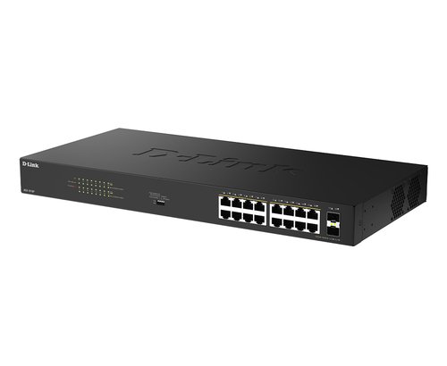 D-LINK SWITCH POE 16XGE + 2XSFP - Achat / Vente sur grosbill.com - 2