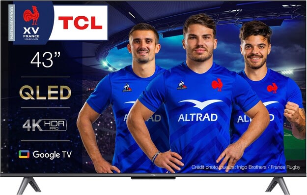 TCL 4K QLED 43QLED770 - Wifi/BT  - TV TCL - grosbill.com - 0