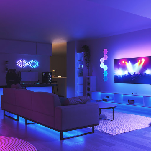 Nanoleaf Kit 4D TV Screen Mirror + Bande Led - Jusqu'à 85" (NF082K02-52LS) - Achat / Vente Objet connecté / Domotique sur grosbill.com - 24