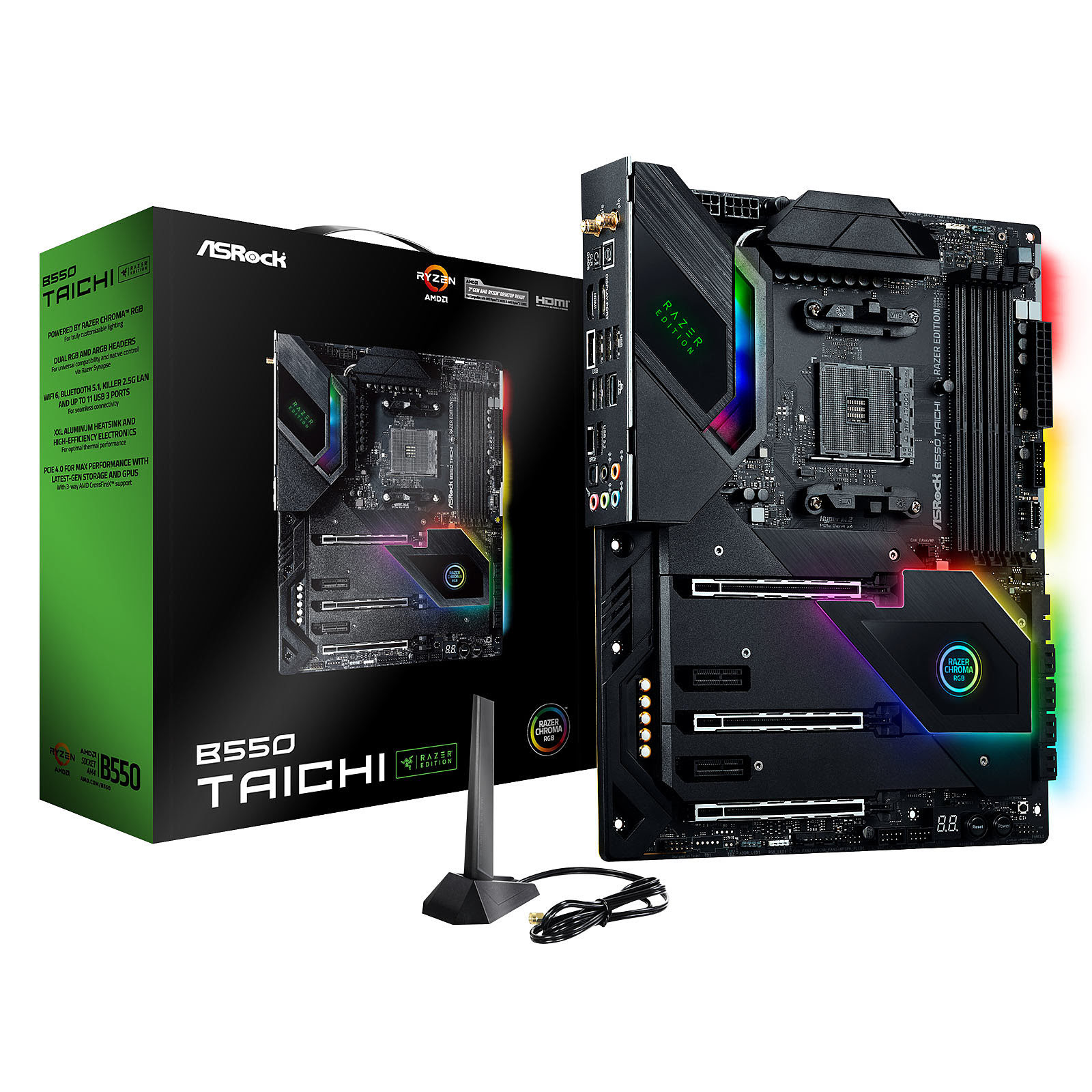 ASRock B550 TAICHI Razer Edition ATX  - Carte mère ASRock - 0