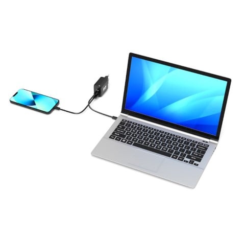 Port Chargeur mural GaN 65W - USB-C/USB-A - Noir (902104EU) - Achat / Vente Chargeur sur grosbill.com - 3