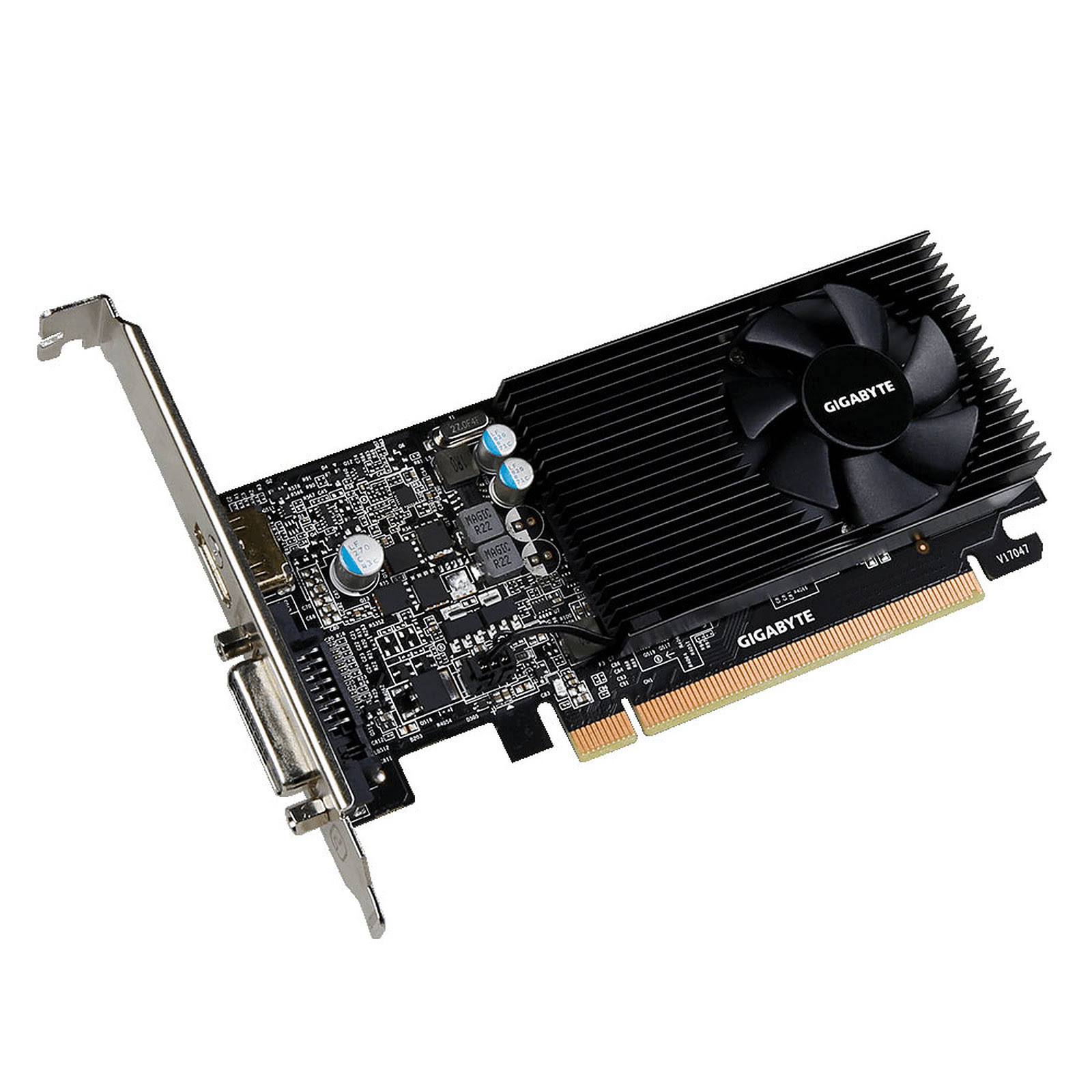 Gigabyte GT 1030 Low Profile 2G  - Carte graphique Gigabyte - 1
