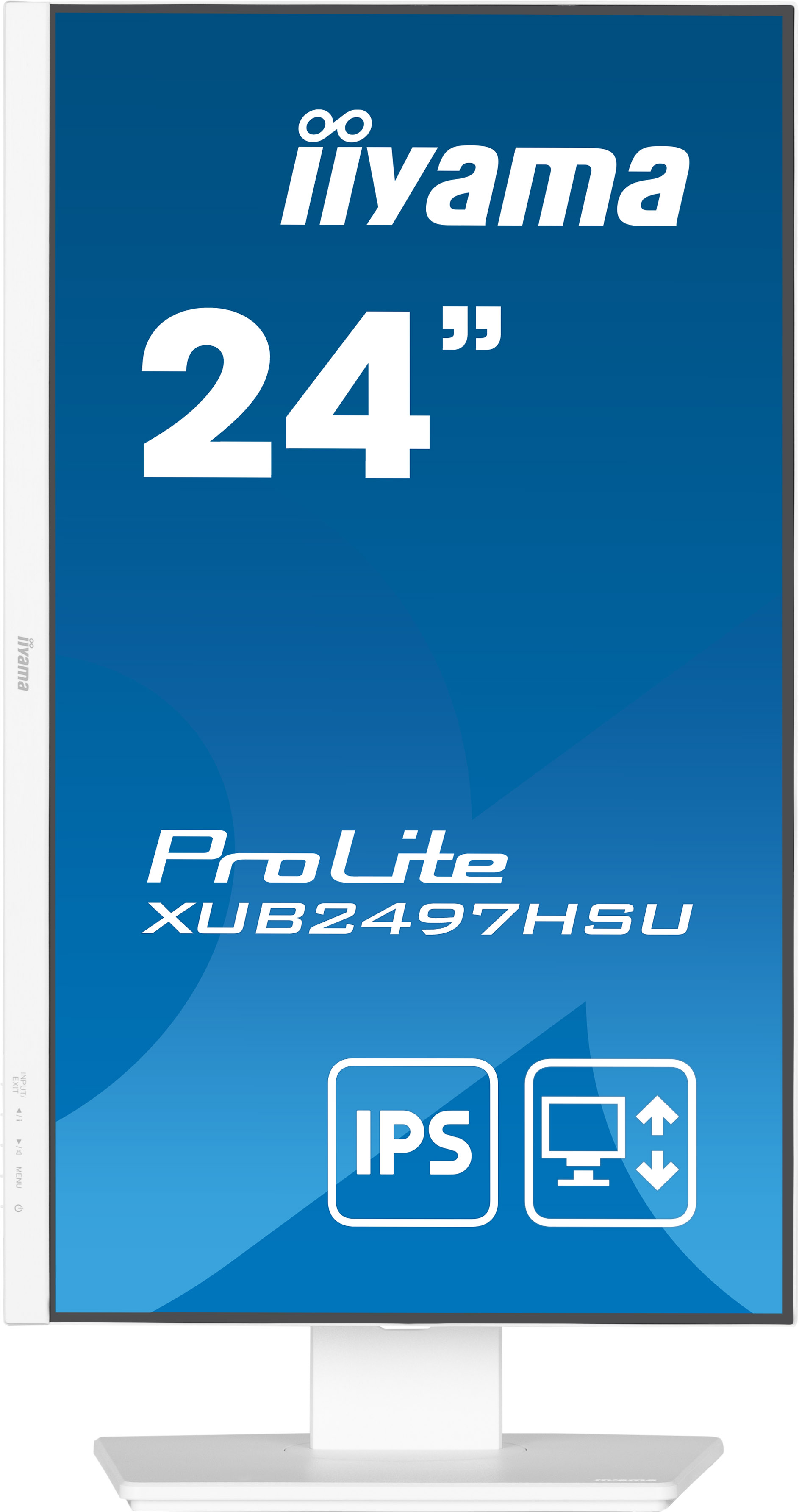 Iiyama 24 pouces  XUB2497HSU-W2 - Ecran PC Iiyama - grosbill.com - 1