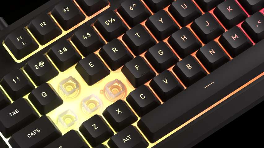 Corsair K55 Core TKL RGB - Clavier PC Corsair - grosbill.com - 9