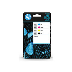 Consommable imprimante HP - Noir, Cyan, Magenta, Jaune - 6ZC71AE Grosbill